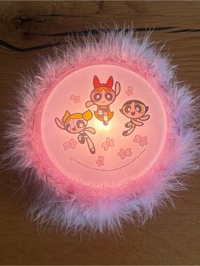 Vintage Y2K Powerpuff Girls Push Night Light